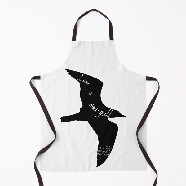 Item preview, "I Am a Sea-gull, No No, That Is Not What I Meant to Say" Theater Play Quote Nina The Seagull Anton Chekhov designed and sold by Damoiseau.