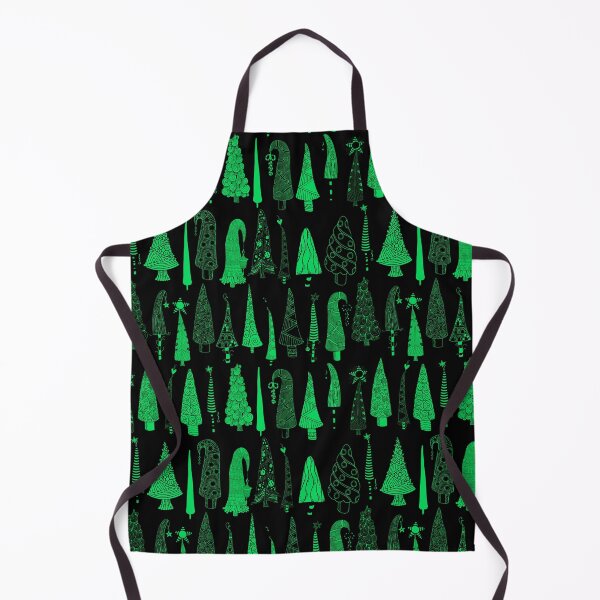 Item preview, Christmas Tree Doodles in Green designed and sold by PixiesPlace.