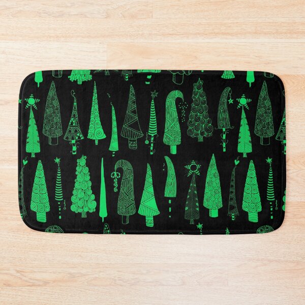 Item preview, Christmas Tree Doodles in Green designed and sold by PixiesPlace.