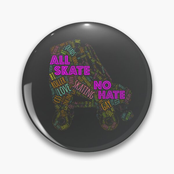 Item preview, All Skate LGBTQ Skating for Darker Backgrounds designed and sold by WordsYouLove.