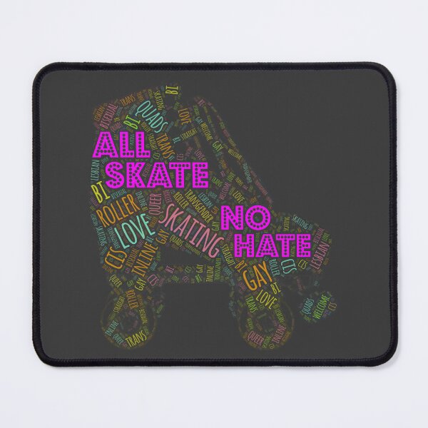 Item preview, All Skate LGBTQ Skating for Darker Backgrounds designed and sold by WordsYouLove.