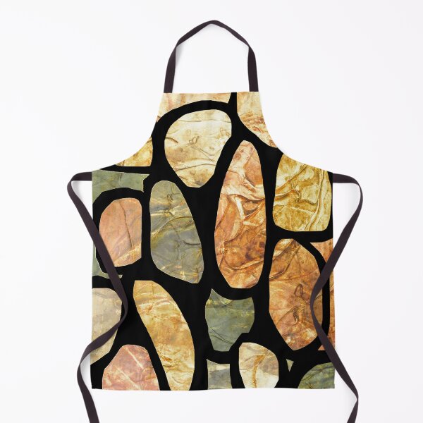 Item preview, Plankton 1 - Gold, peach, abstract, shapes, pattern designed and sold by EbiEmporium.