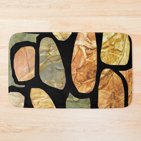 Item preview, Plankton 1 - Gold, peach, abstract, shapes, pattern  designed and sold by EbiEmporium.