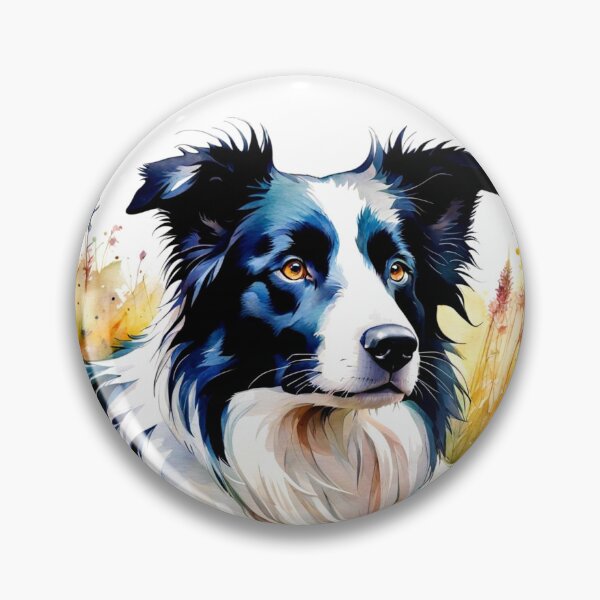 Item preview, Watercolor border collie designed and sold by RiverAquarius.