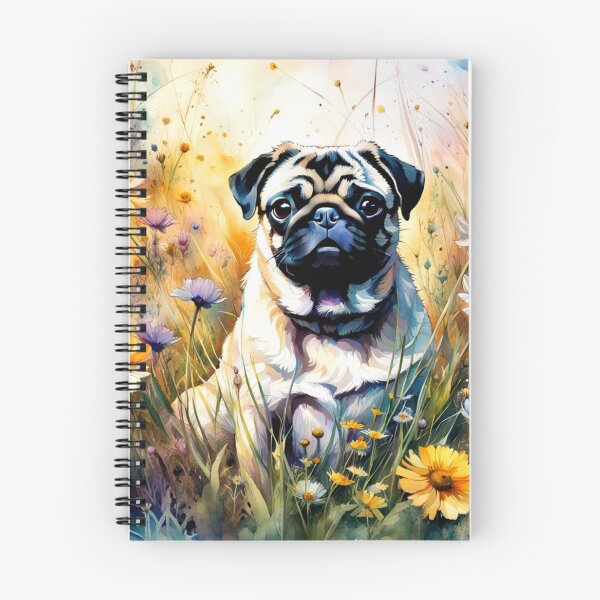 Item preview, Watercolor pug designed and sold by RiverAquarius.