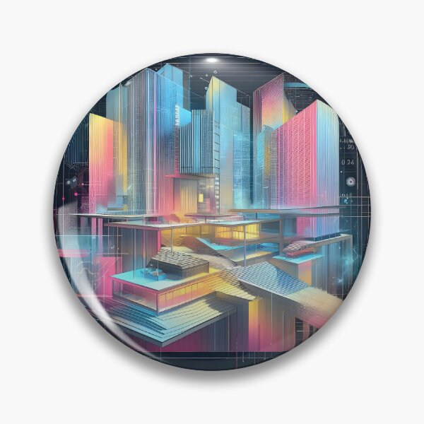 Item preview, Futuristic architecture designed and sold by AI-Only Creations.