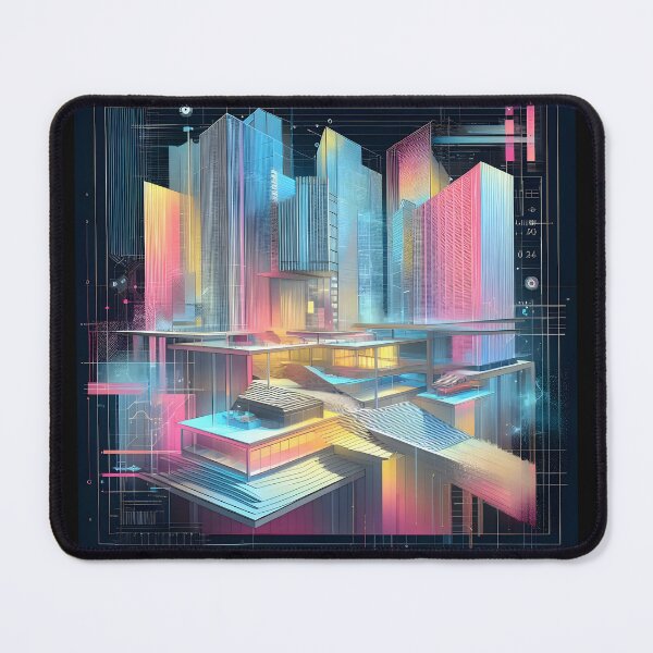 Item preview, Futuristic architecture designed and sold by AI-Only Creations.