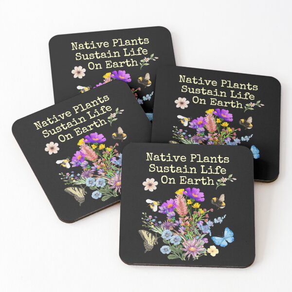 Item preview, Native Gardens Sustain Life Colorful Wildflower Design designed and sold by EarthArtDesigns.