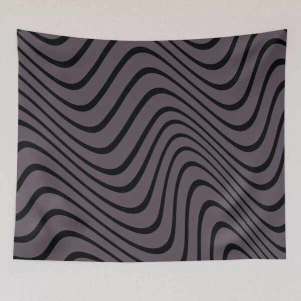 Item preview, Black and Grey Geometric Waves designed and sold by zorkaa1.