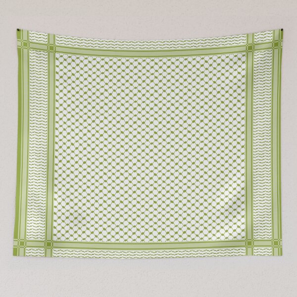 Item preview, Olive Green Palestine Keffiyeh designed and sold by Omar Alsayed.