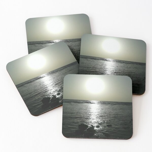 Item preview, calm sunset over the sea view designed and sold by denakh.