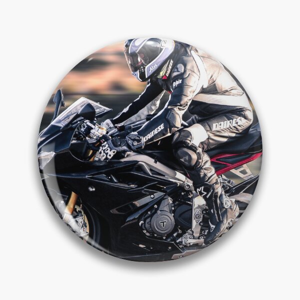 Artikelvorschau, Sportmotorrad auf einer spanischen Rennstrecke entworfen und verkauft von bmh-images.