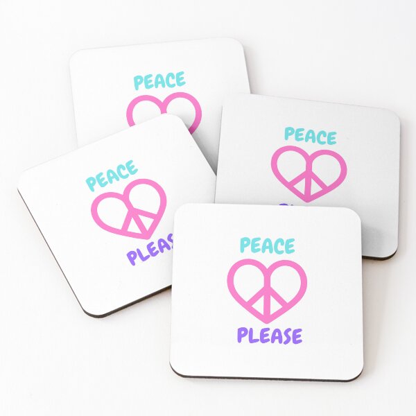 Item preview, Peace Please Heart Peace Sign designed and sold by poshprintlab.