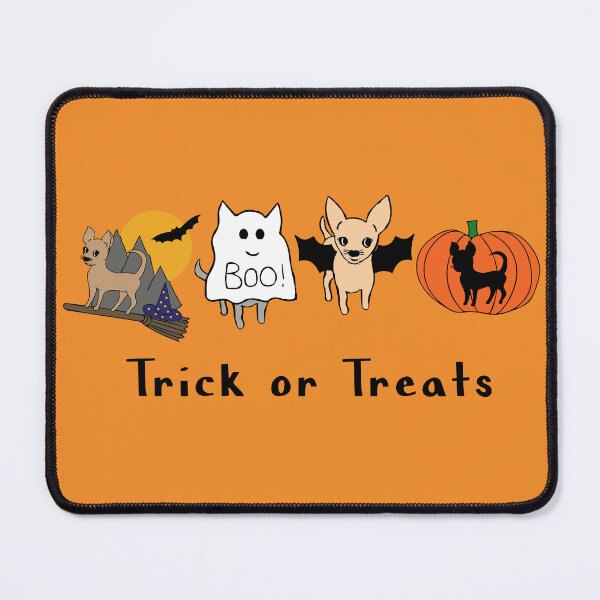 Artikelvorschau, Orange Halloween Chis - Smooth Coat Chihuahuas - Chihuahua-T-Shirt entworfen und verkauft von LittleBettyMakes.