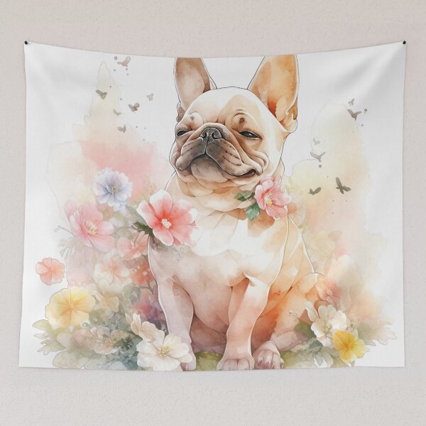 Item preview, French Bulldog's Floral Haven designed and sold by LittleLuvies.