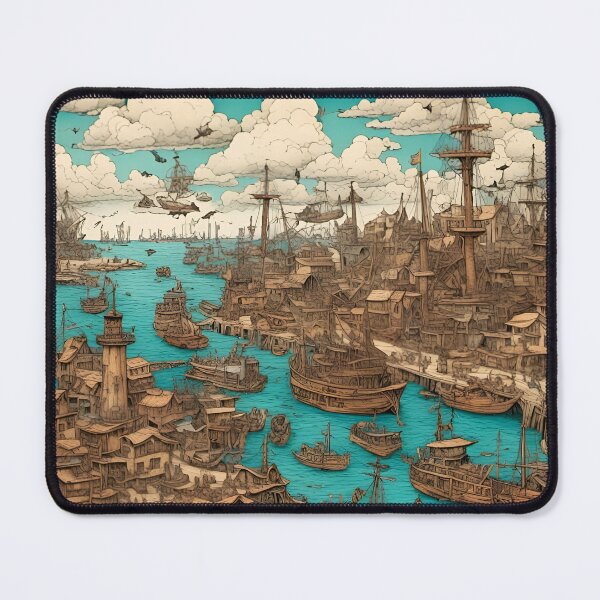 Item preview, The Seaport designed and sold by DZArtStudios.