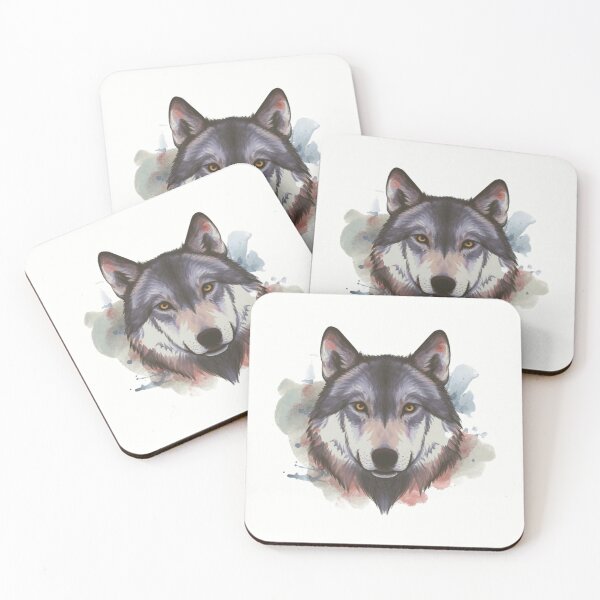 Item preview, Wolf Watercolour designed and sold by CraftedRealm.