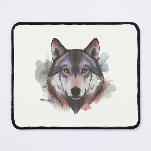 Item preview, Wolf Watercolour designed and sold by CraftedRealm.