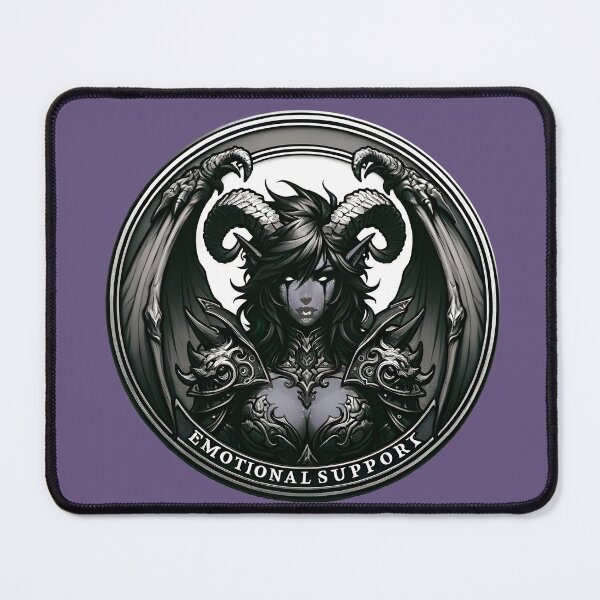 Item preview, Emotional Support Daemonette designed and sold by Mekone.