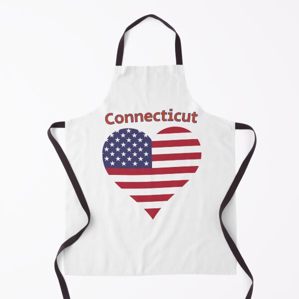 Item preview, Connecticut American Flag Heart designed and sold by Queen1120.