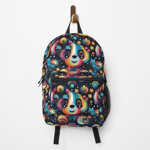 Item preview, Rainbow Panda pattern designed and sold by Sp3ctrumOfColor.