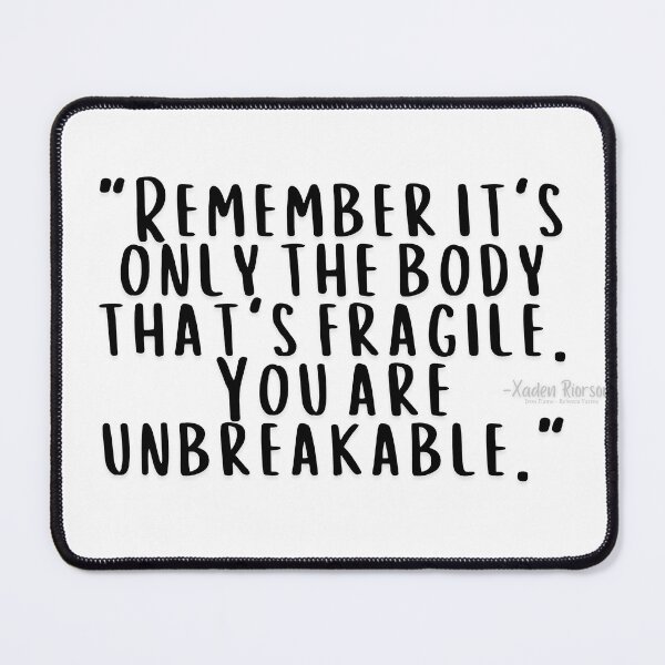 Item preview, you are unbreakable designed and sold by freeshrugs.