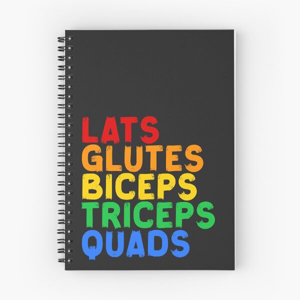 Item preview, Lats Glutes Biceps Triceps Quads LGBT flag gym outfit designed and sold by DefauItCube.