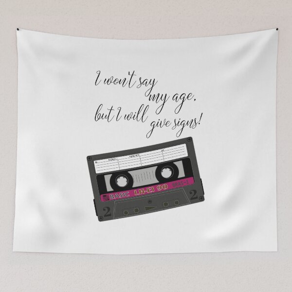Item preview, I won't say my age, but I will give signs! fita cassete vintage anos 70, 80 designed and sold by GirlaineSQ.