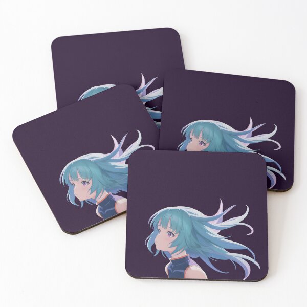 Item preview, Blue Haired Anime Girl designed and sold by Jin-Ai.