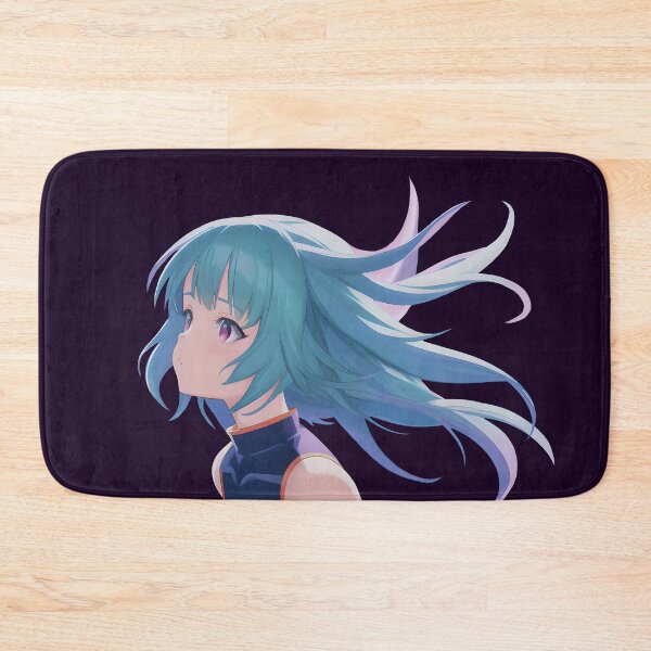 Item preview, Blue Haired Anime Girl designed and sold by Jin-Ai.