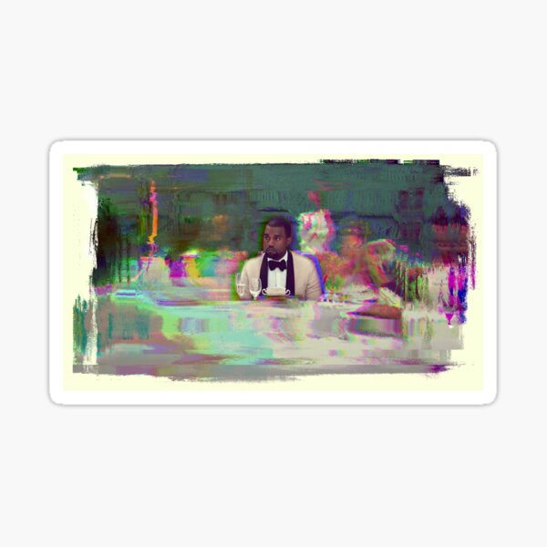 Item preview, kanye west runaway glitch art designed and sold by TheBearSully.