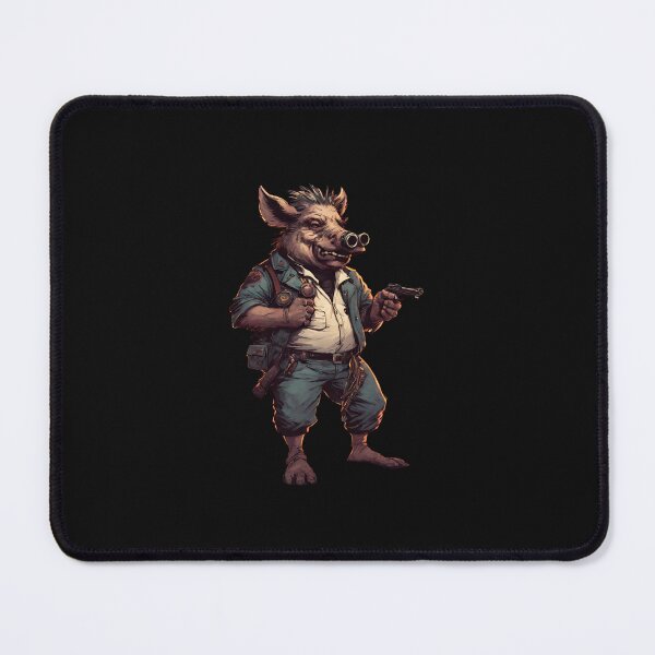 Item preview, Wild Boar Sheriff Gunslinger in the Wild West designed and sold by Aquillashop.