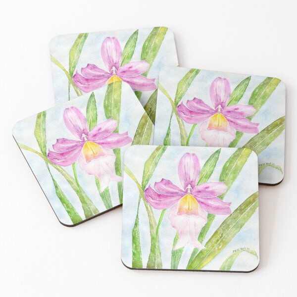 Item preview, Francine Roseglow watercolor orchid designed and sold by Maria Witmer-Rich.