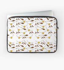Potter Broomstick Pattern Laptop Sleeve