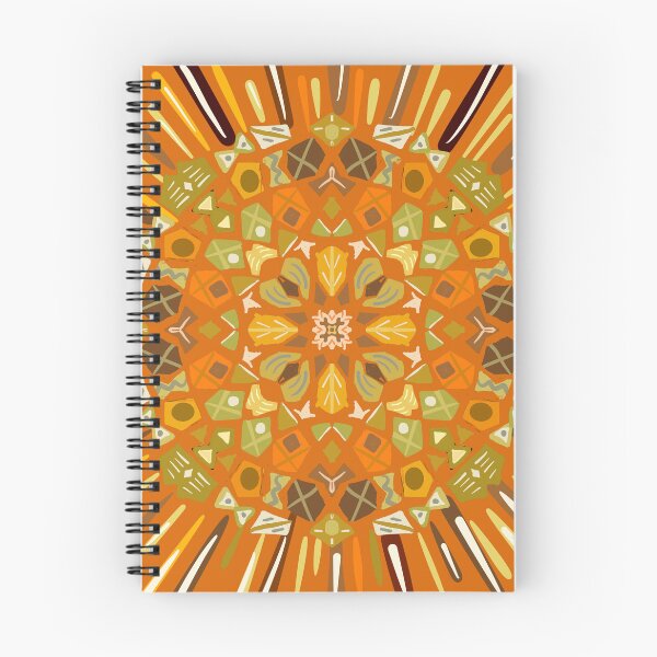 Item preview, Autumn Rays Mandala in Oranges Golds designed and sold by ArtFabric.