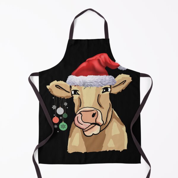 Item preview, Scottish Highland Cow Christmas Santa Hat designed and sold by NaaEchDesign ⭐⭐⭐⭐⭐.