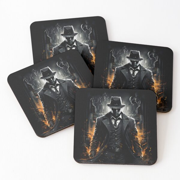 Item preview, A criminal mafia boss in a suit, gangster designed and sold by unknown-places.