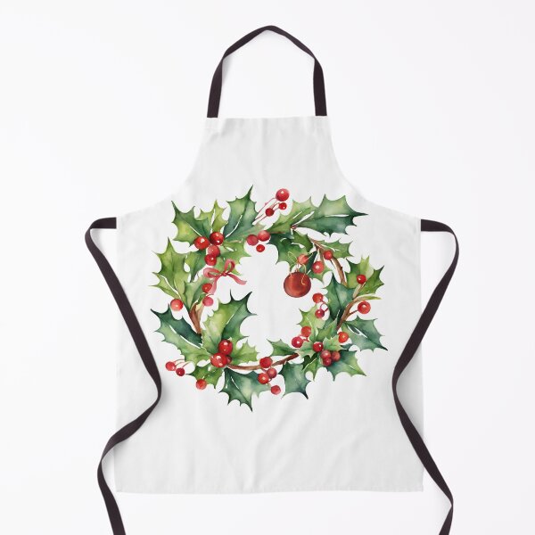 Artikelvorschau, Weihnachts-Stechpalmen-Beeren-Kranz entworfen und verkauft von silviaol.