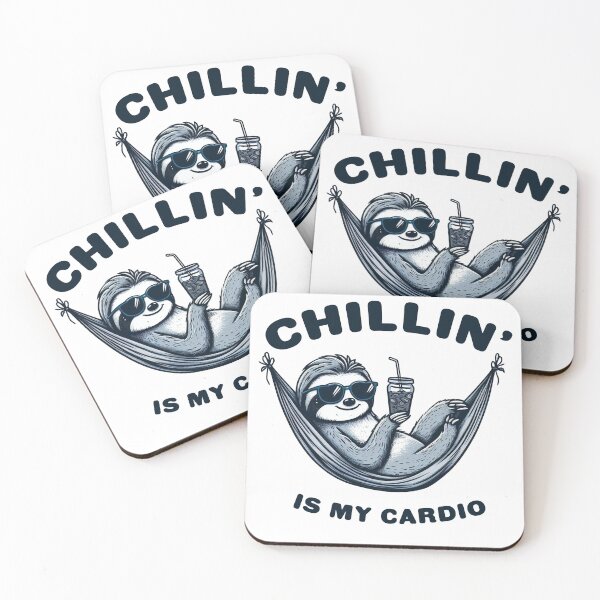 Item preview, Chillin is my cardio designed and sold by Ninjacatoff.