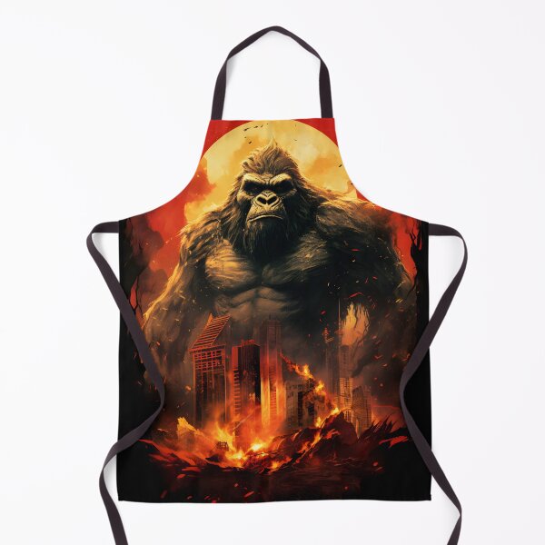 Item preview, A giant gorilla in a burning city designed and sold by unknown-places.