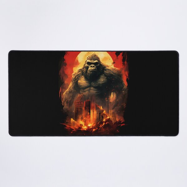 Item preview, A giant gorilla in a burning city designed and sold by unknown-places.