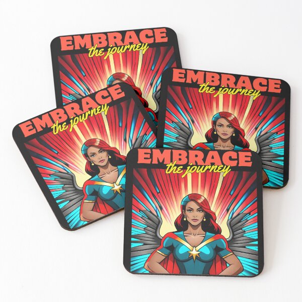 Item preview, Superwoman Embrace The Journey Inspiration Winged Comic Stargirl  designed and sold by Melan Designs.