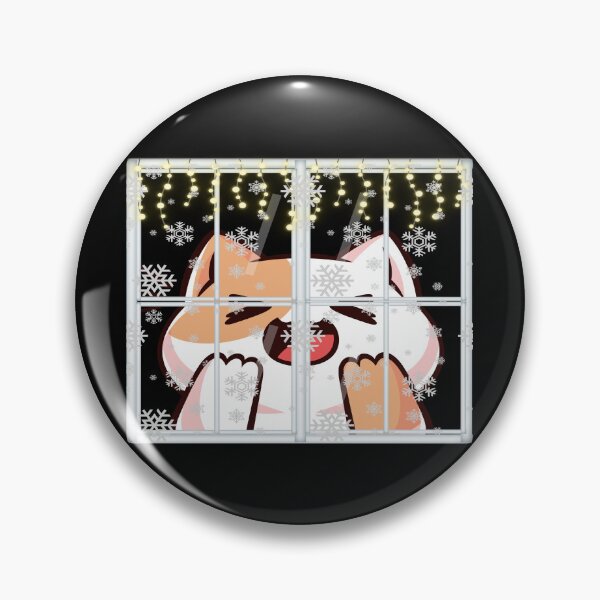 Item preview, A cat looking at the snow through the window designed and sold by The-Blue-Feline.