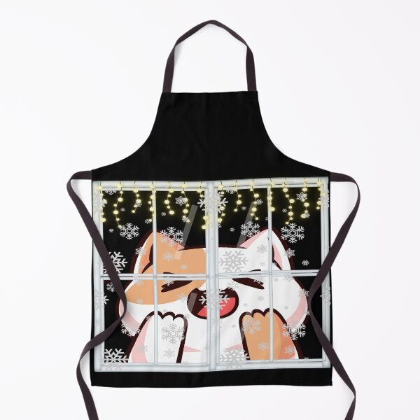 Item preview, A cat looking at the snow through the window designed and sold by The-Blue-Feline.