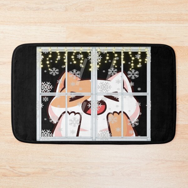 Item preview, A cat looking at the snow through the window designed and sold by The-Blue-Feline.