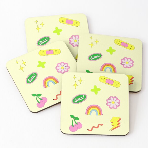 Item preview, Kidcore colorful varied aesthetic multicolor cute different shapes pack designed and sold by Kayochine.