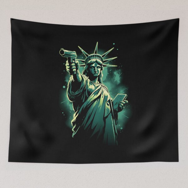 Item preview, Statue of Liberty with Gun, Patriotic designed and sold by unknown-places.