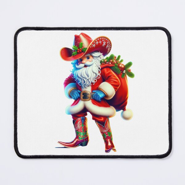 Item preview, Cowboy Santa designed and sold by TugForkFinds.