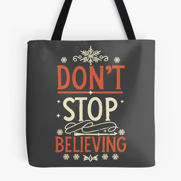 Item preview, Don't Stop Believing - Festive Christmas Art designed and sold by digibreezy.