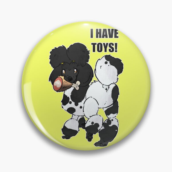 Item preview, I have TOYS / Black parti Toy Poodle designed and sold by Sparklepupfaeri.